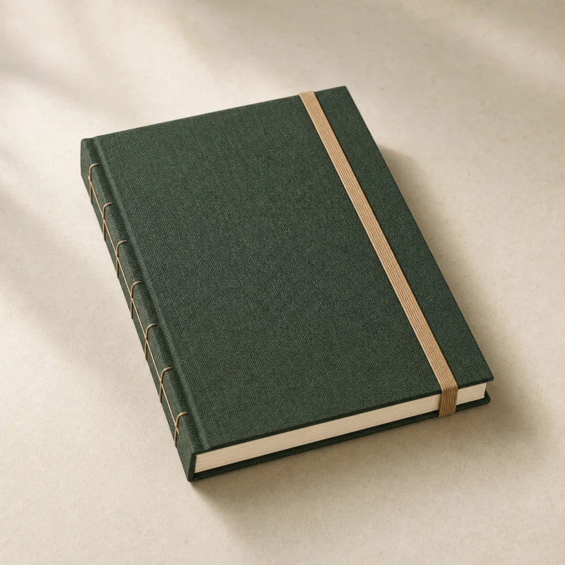 Leinen-Notizbuch Wald
